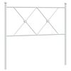 vidaXL Metal Replace Headboard White 90cm