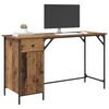vidaXL Computer Desk Old Wood 131 x 48 x 75 cm Engineered Wood