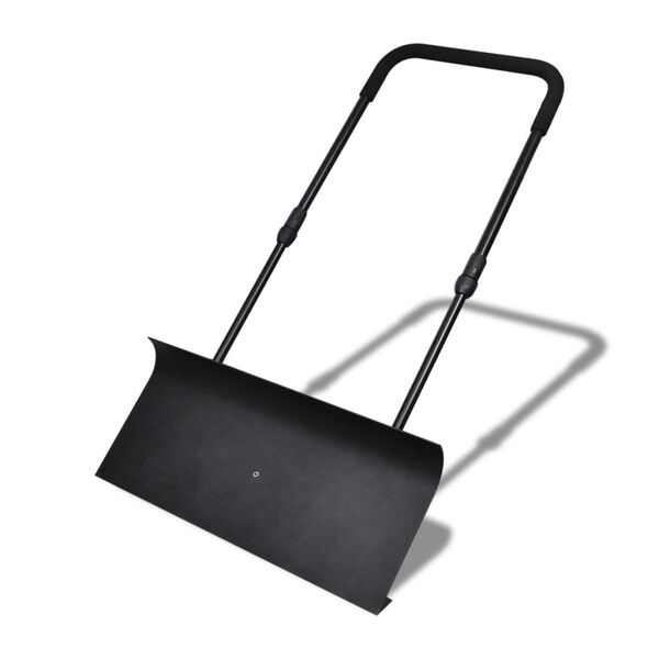 Wheeled Snow Shovel Detachable Telescopic with Aluminium Strip