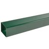 vidaXL Garden Fence Posts 10 pcs Green 240 cm Steel