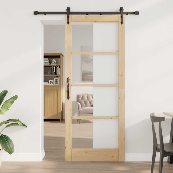 vidaXL Sliding Door ORKDAL Natural 86 x 211 cm