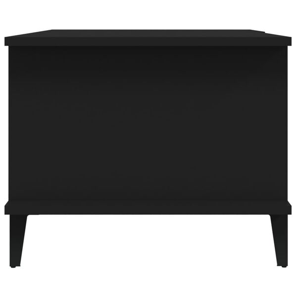 vidaXL Coffee Table Black 90x50x40 cm Engineered Wood