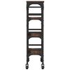 vidaXL Kitchen Trolley Brown Oak 53x20x76 cm Engineered Wood