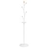 vidaXL Coat Stand White 177 cm Powder-coated Iron