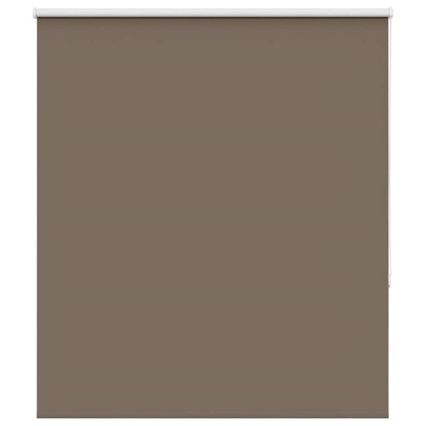 vidaXL Roller Blind Blackout Coffee 135x150 cm Fabric Width 131.6 cm Polyester