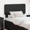 vidaXL Headboard with Headboard Black Oak 75 cm Engineered wood