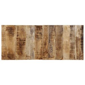 vidaXL Headboard 120 cm Solid Rough Wood Mango