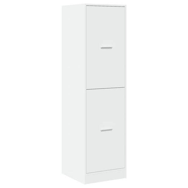 vidaXL Apothecary Cabinet&nbsp;White 40x41x144.5 cm Engineered Wood
