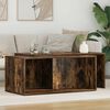 vidaXL Coffee Table Set 2 pcs Smoked Oak Engineered Wood