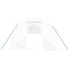 vidaXL Greenhouse with Steel Frame White 36 m² 12x3x2 m