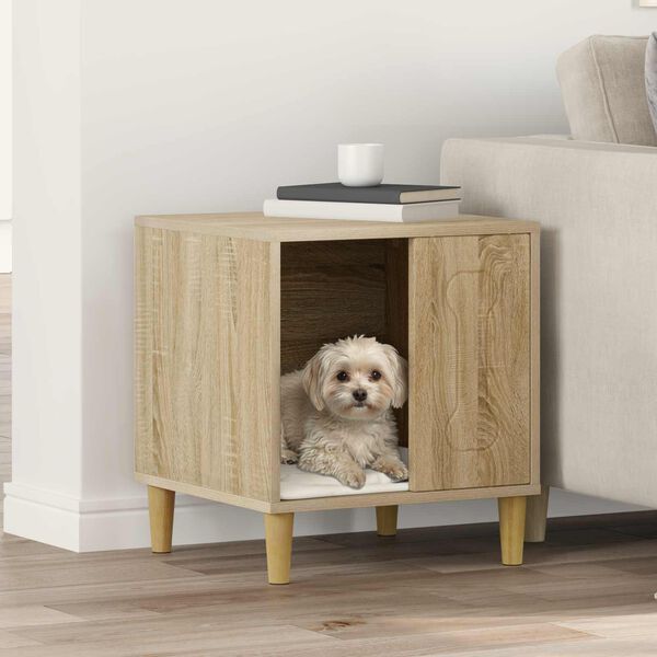 vidaXL Dog House Sonoma 44 x 42 x 49 cm Engineered Wood