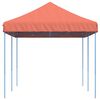vidaXL Party Tent Folding Terracotta 292 x 580 x 315 cm Oxford Fabric