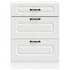 vidaXL Kitchen Base Cabinet Kalmar White Engineered Wood