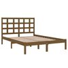 vidaXL Bed Frame without Mattress Honey Brown 200x200 cm Solid Wood