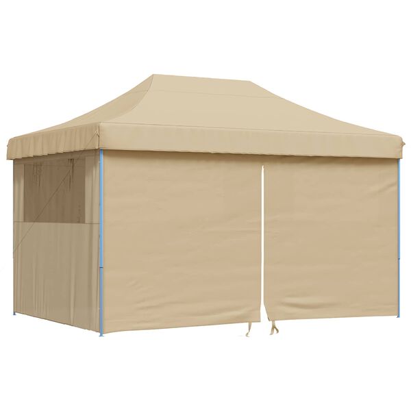 vidaXL Party Tent Folding Beige 292 x 440 x 315 cm Oxford Fabric