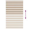 vidaXL Zebra Blind Sand Brown 150x230 cm Fabric Width 145.9 cm Polyester