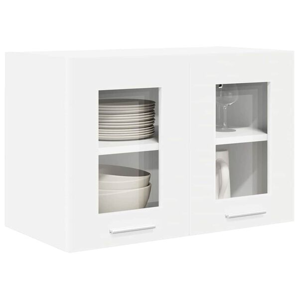 vidaXL Hanging Cabinet with Door White 60 x 31 x 40 cm Engineered Wood