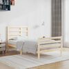 vidaXL Bed Frame without Mattress Solid Wood 90x200 cm