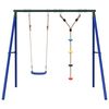 vidaXL Outdoor Swing Set with Swing and Disc Swing