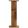vidaXL Plant Stands 2 pcs Old Wood 30x30x80 cm Engineered Wood