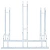 vidaXL Bicycle Stand for 3 Bikes Floor Freestanding Galvanised Steel