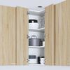 vidaXL Hanging Cabinet with Door Sonoma Oak and White 57 x 57 x 100 cm