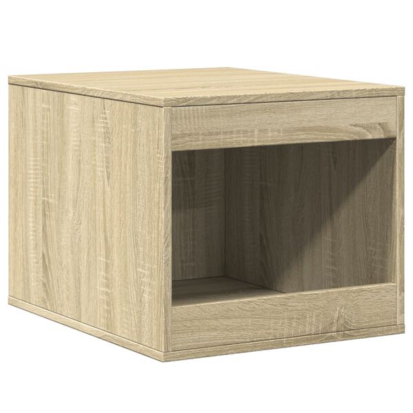 vidaXL Cat Litter Box Enclosure Sonoma Oak 47x59x42 cm Engineered Wood