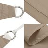 vidaXL Sunshade Sail Oxford Fabric Triangular 5x5x5 m Taupe