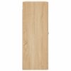 vidaXL Wall Mounted Cabinet Sonoma Oak 69.5x34x90 cm Engineered Wood