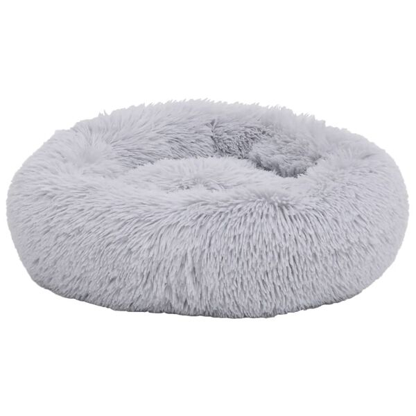vidaXL Washable Dog & Cat Cushion Light Grey 90x90x16 cm Plush