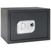 vidaXL Digital Safe with Lock Dark grey 35 x 25 x 25 cm Steel