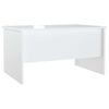 vidaXL Coffee Table High Gloss White 80x50x42.5 cm Engineered Wood