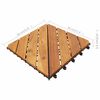 vidaXL Decking Tiles 10 pcs 30x30 cm Solid Acacia Wood