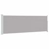 vidaXL Patio Retractable Side Awning 100x300 cm Grey