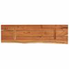 vidaXL Wall Shelf 70x20x3.8 cm Rectangular Solid Wood Acacia Live Edge