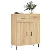 vidaXL Sideboard Sonoma Oak 69.5x34x90 cm Engineered Wood