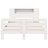 vidaXL Bed Frame without Mattress White 140x200 cm Solid Wood Pine