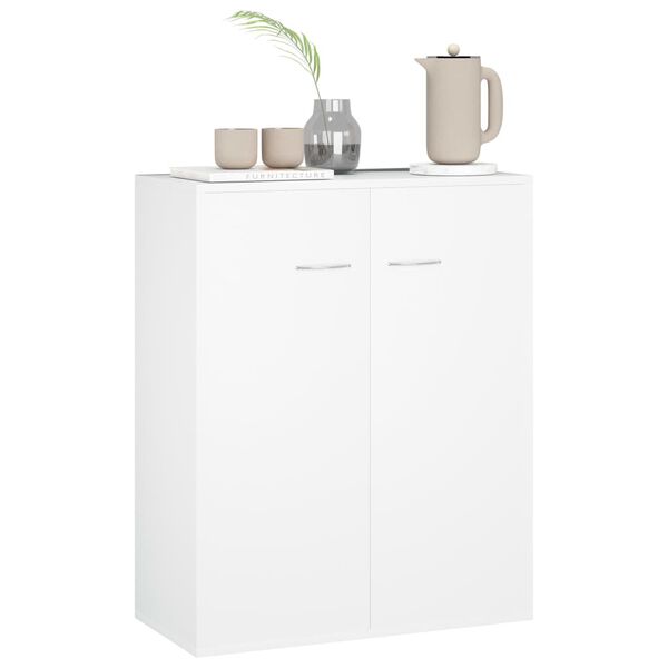 vidaXL Sideboard White 60x30x75 cm Engineered Wood
