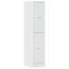 vidaXL Apothecary Cabinet High Gloss White 30x41x144.5 cm Engineered Wood