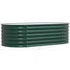 vidaXL Garden Raised Bed Green 160 x 80 x 44 cm Steel