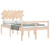 vidaXL Senior Bed without Mattress Small Double Solid Wood