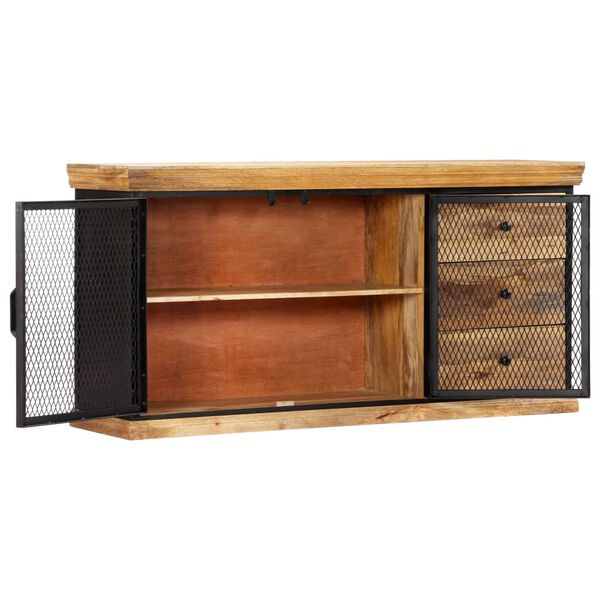 vidaXL Sideboard 150x40x75 cm Solid Mango Wood