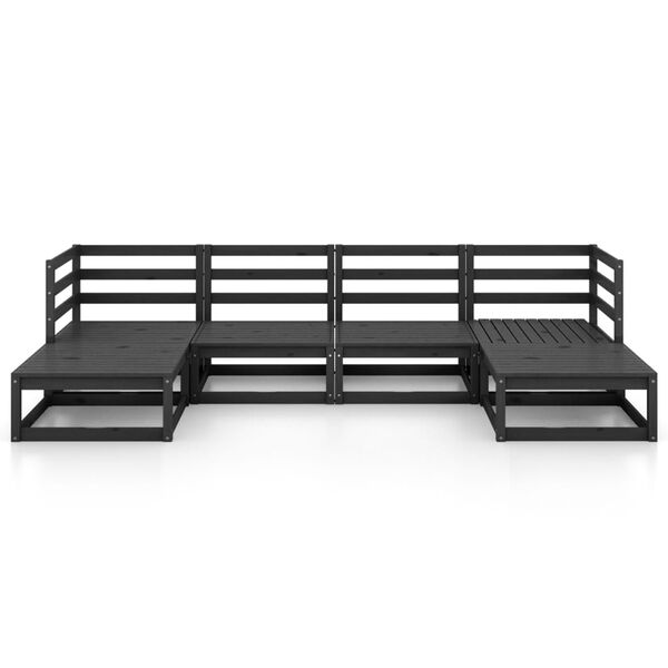 vidaXL 6 Piece Garden Lounge Set Solid Pinewood