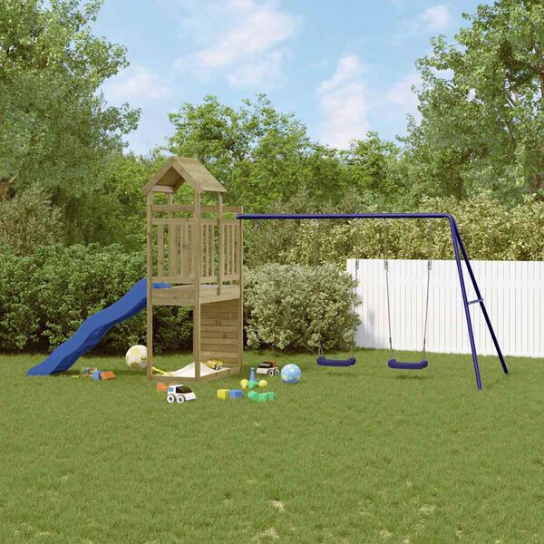 vidaXL Outdoor Playset Impregnated Wood Pine