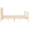 vidaXL Bed Frame without Mattress Double Solid Wood
