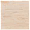 vidaXL Table Top 70x70x2.5 cm Solid Wood Pine Square