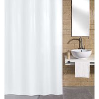 Kleine Wolke Shower Curtain Kito 180x200 cm White