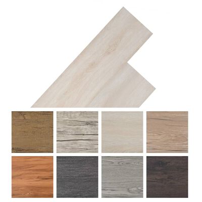 vidaXL Self-adhesive PVC Flooring Planks 5.21 m² 2 mm Oak Brown