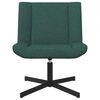 vidaXL Swivel Chair Dark Green 63 x 75 x 76 cm Fabric