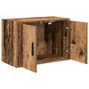 vidaXL Garage Wall Cabinet Old Wood Engineered Wood
